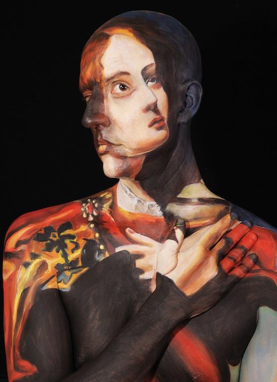 Works+of+art+from+around+the+world+are+recreated+on+the+body+of+Chadwick+Gray+as+part+of+the+Museum+Anatomy+exhibition.