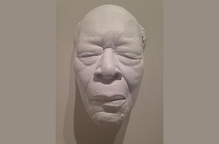 A+life+cast+of+legendary+harmonica+player+James+Cotton+is+part+of+the+exhibit+on+display+in+the+art+gallery+on+the+South+Campus+until+Oct.+19.%0A