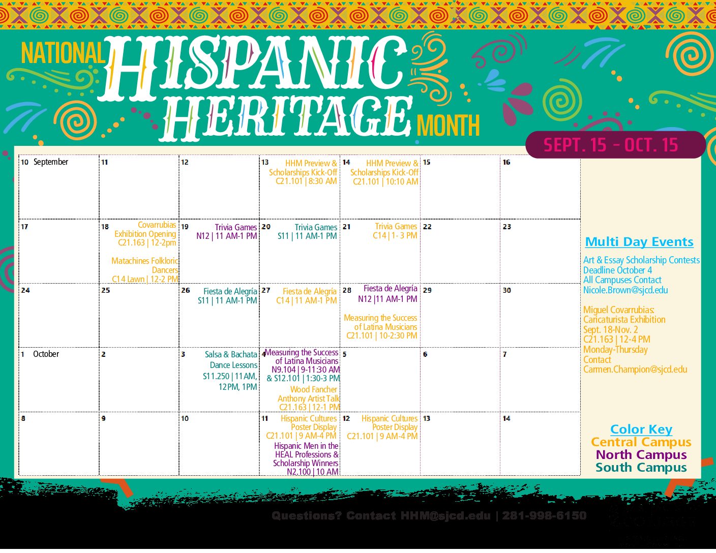 Hispanic Heritage Month Celebrations