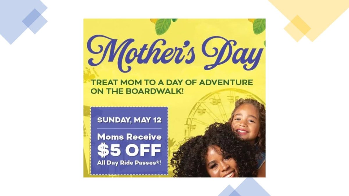 May 12 Kemah Boardwalk Mother's Day of Adventure
