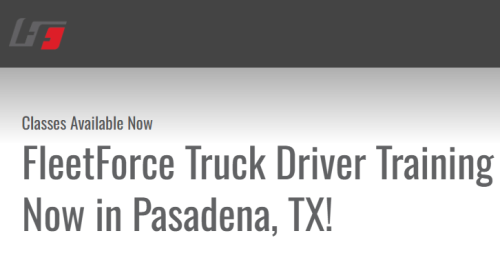 San Jacinto College expands CDL truck driving program with FleetForce